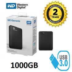 [Voucher giảm còn 799k] Ổ Cứng Di Động 1TB 3.0 Western Elements – Bảo hành 24 tháng 1 đổi 1 – Tặng túi chống sốc