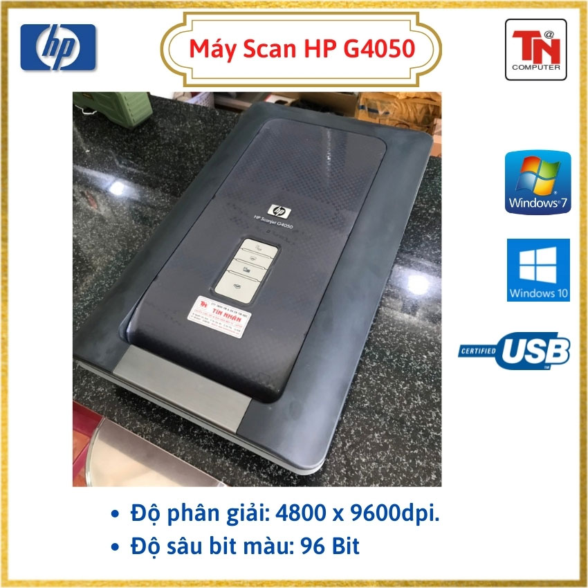 [Máy Scan] HP G4050 - Scan hình ảnh thành File - Hàng nhập từ NHẬT[vi tinh tin nhan]