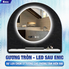 Gương tròn LED sau Enic