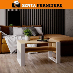 Bàn trà sofa 2 tầng hiện đại, sang trọng cho phòng khách gỗ công nghiệp SENTA35