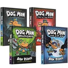 Sách nhập khẩu – DOG MAN – 4 cuốn