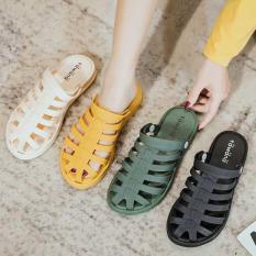 Dép Sandal Rọ Nữ Cao Su Thích Hợp Đi Mưa Phong Cách Hàn Quốc