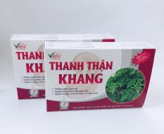 Bổ thận, tăng cường chức năng thận, giảm hình thành sỏi thận, trị tiểu đêm, tiểu buốt, tiểu rắt, mẩn ngứa, rôm sảy, nóng nhiệt – Bộ 2 hộp TPCN Thanh Thận Khang của Vioba hộp 3 vỉ x 10 viên (Xanh)