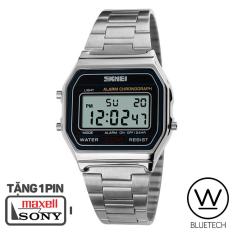 Đồng hồ Unisex SKMEI 1123 Điện Tử – Màu Bạc