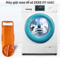 Máy giặt mini tại xô tiện dụng DEKE GT-16AC có hẹn giờ và đảo chiều xoáy cực mạnh cho sinh viên và em bé