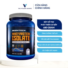 Bột hỗ trợ phát triển cơ bắp BODYTECH Whey Protein Isolate – Unflavored 680gr
