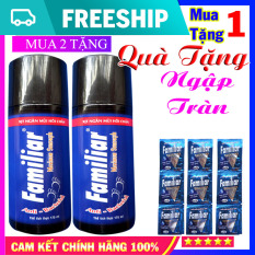 Combo 2 Chai Xịt Khử Mùi Hôi Chân Familiar 175ml [TẶNG KÈM] Dây Dầu Gội Familiar