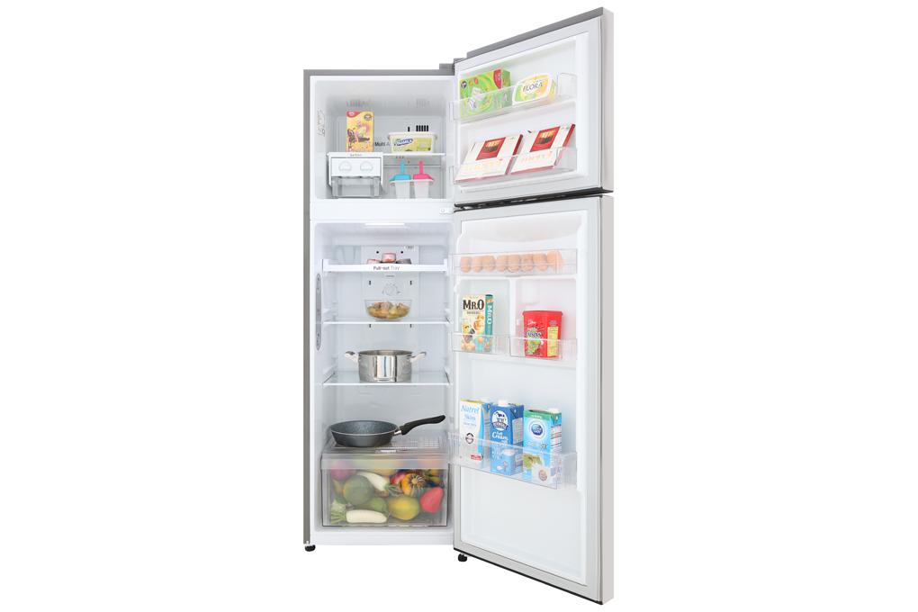 [Giao tại HCM] Tủ lạnh LG Inverter 255 lít GN-M255PS - Công nghệ làm lạnh DoorCooling+ làm lạnh từ cánh...