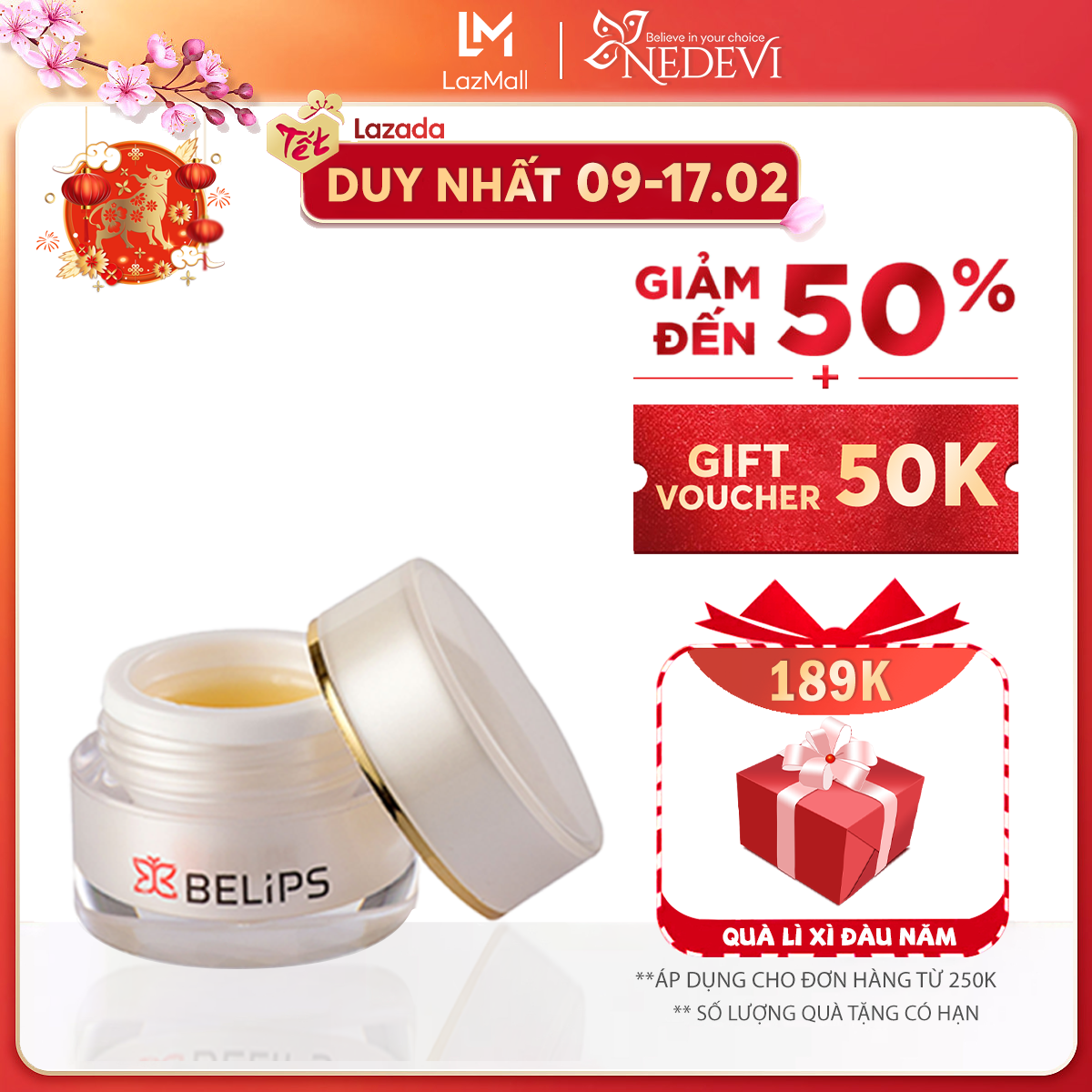 Son dưỡng ẩm chuyên sâu Belips Lip Sleeping Mask Raspberries 10g