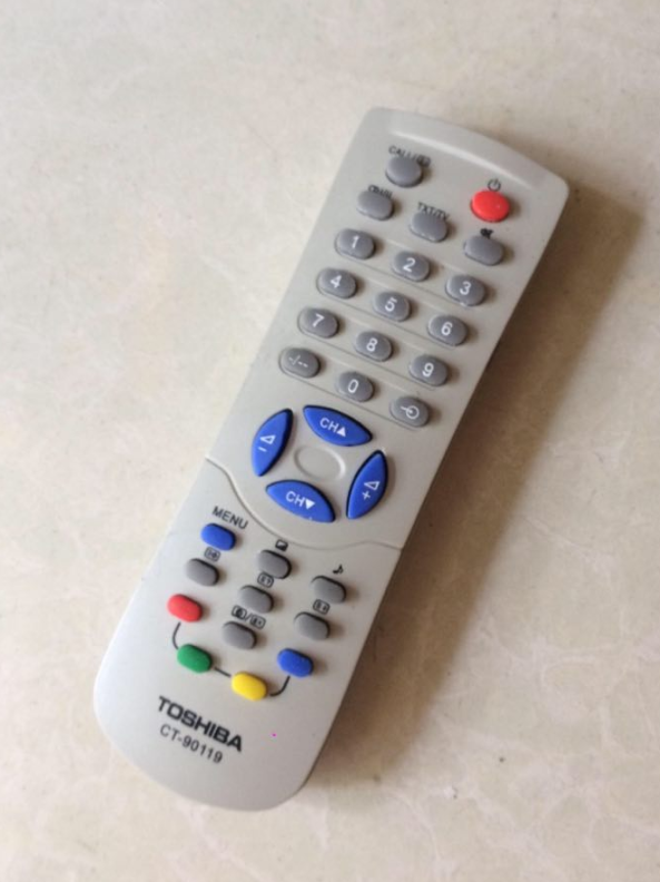 Điều khiển Remote TV Toshiba (Trắng)