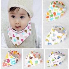 Set 5 Khăn Tam Giác Cotton Có Cúc Bấm