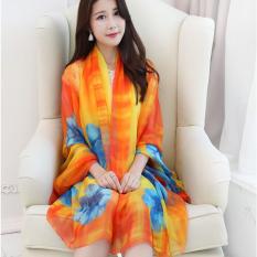 Khăn Choàng Cổ Lụa Hàng Châu Sắc Vàng Vinh Quang