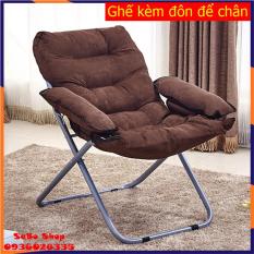 Ghế lười tựa lưng, ghế sofa gấp, Ghế sô pha lười,sofa,sô pha có thể gấp lại sô pha đa chức năng có thể gấp gọn, tặng kèm đôn