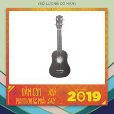 Đàn Ukulele Soprano màu trơn 21 đen – HÀNG CÓ SẴN