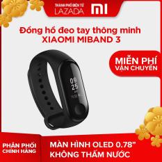 Đồng hồ đeo tay thông minh Xiaomi Miband 3 – Hãng phân phối chính thức