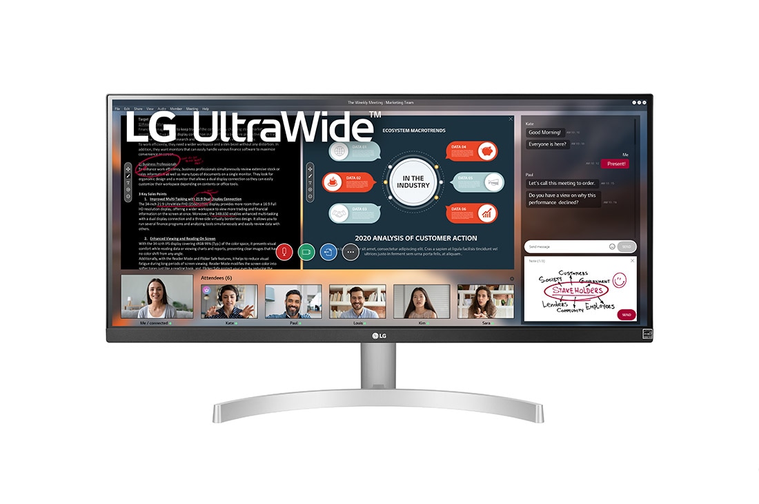 Màn Hình LG 29WN600-W 29 inch 21:9 UltraWide WFHD IPS HDR10 Monitor with FreeSync - Hàng Chính Hãng