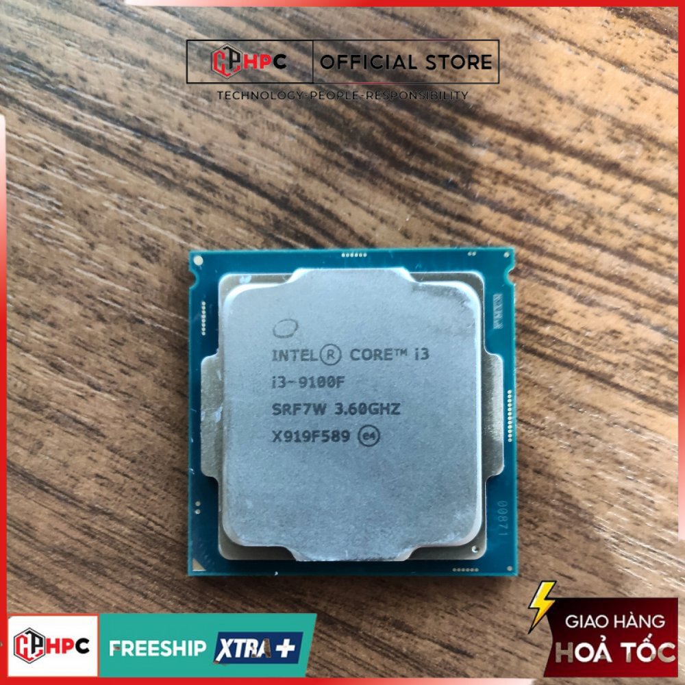 Vi Xử Lý CPU Intel Core i3 9100F Tray