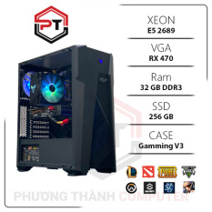 TREO NOX GIẢ LẬP XEON / CHUYÊN DỰNG ĐỒ HỌA XEON E5 2689 / RAM 32GB / SSD 128GB / HDD 500GB