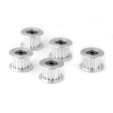 【CW】 5pcs/set GT2 Timing Pulley 20 Teeth 6mm 10mm Width Synchronous 2GT 16T 20T For Printer