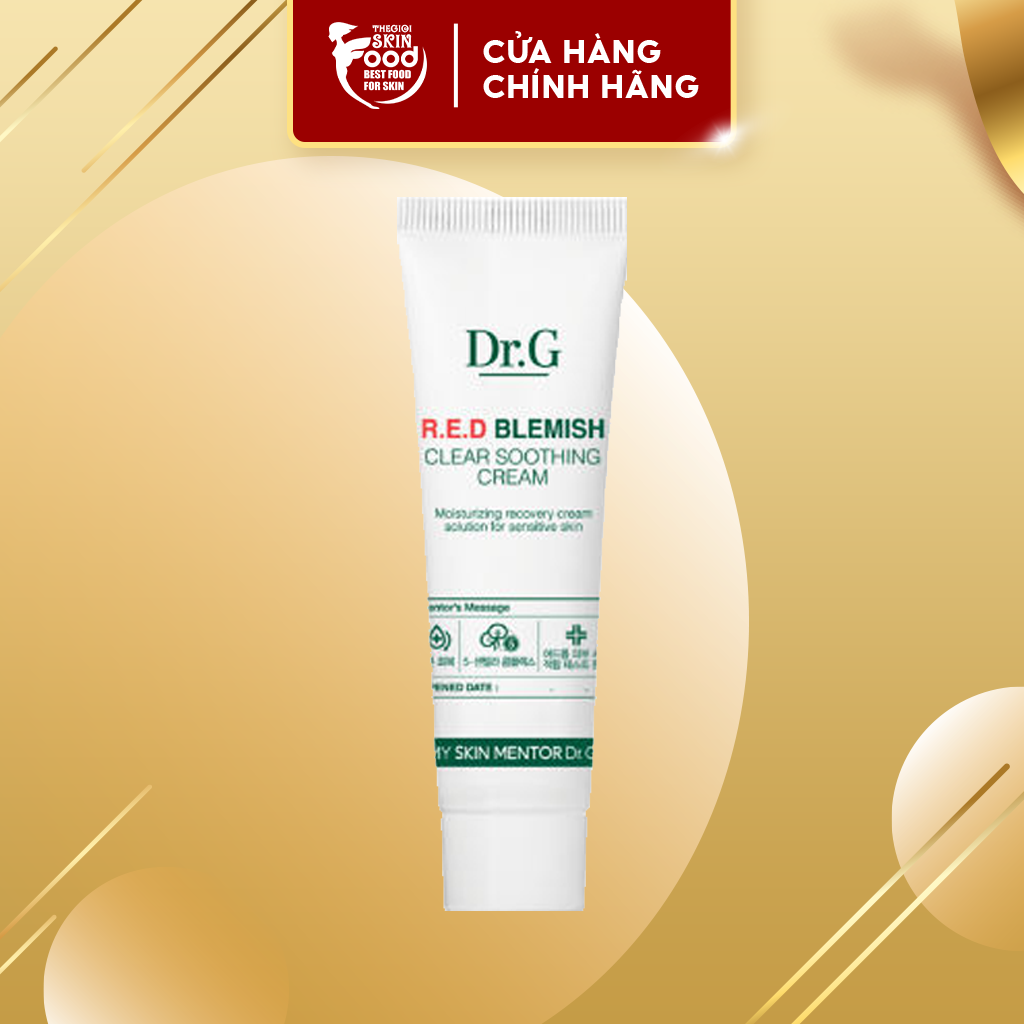 [HB Gift] Kem dưỡng Dr.G R.E.D Blemish Clear Soothing Cream 10ml (HÀNG TẶNG KHÔNG BÁN)