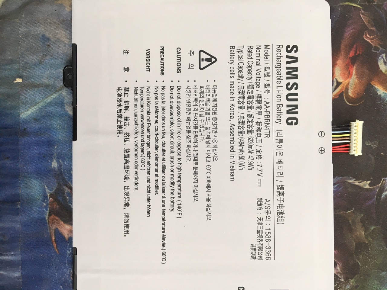 Pin(battery)Original Laptop Samsung Tablet AA-PBRN4TR Zin
