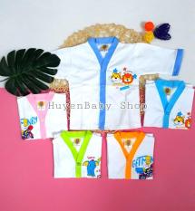 Áo sơ sinh tay dài màu trắng Hello Baby cho bé từ 3-11kg