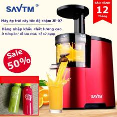 Máy Ép Trái Cây, Xay Sinh Tố Tốc Độ Chậm Savtm JE-07 Nhập Khẩu Cao Cấp New Version 2019