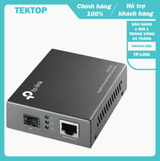 (BẢO HÀNH CHÍNH HÃNG 1 ĐỔI 1 TRONG VÒNG 3 NĂM) Bộ chuyển đổi quang điện SFP Gigabit TP-Link MC220L, được thiết kế để sử dụng với cáp quang đa, đơn chế độ