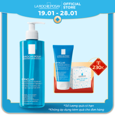 Gel rửa mặt tạo bọt làm sạch dành cho da dầu nhạy cảm La Roche-Posay Effaclar Foaming Gel 400ml