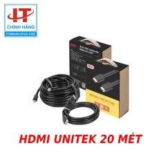 Cáp HDMI 20m Unitek hỗ trợ 3D4K x 2K Y-C143 – Hàng Chính Hãng