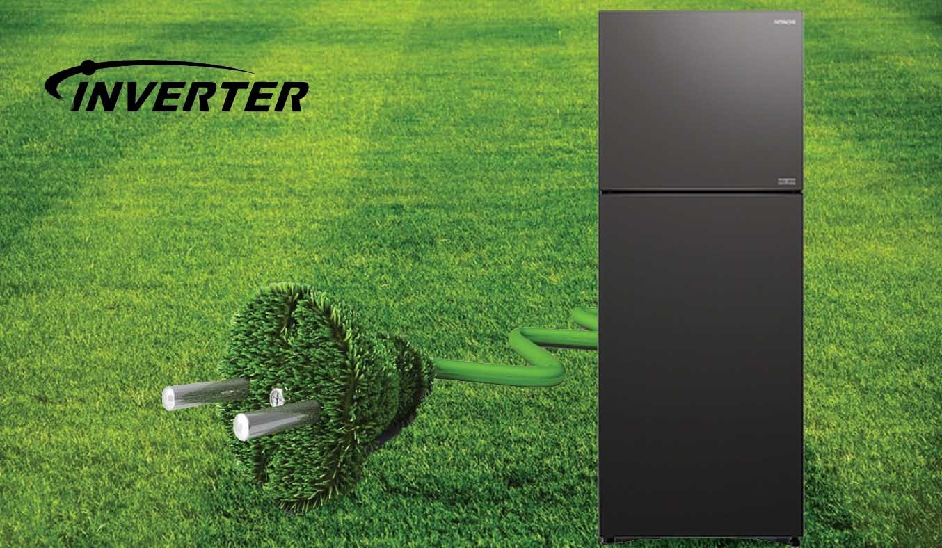 [Giao tại HCM] [Trả góp 0%]Tủ lạnh Hitachi Inverter 349 lít R-FVY480PGV0(GMG) - Khử mùi 3 lớp Tripple Power Filter...