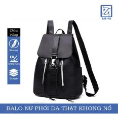 Balo nữ thời trang phong cách hàn quốc phối da thật