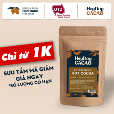 Túi 80g Bột cacao sữa 3in1 Heyday Classic – Thêm 30% cacao nguyên chất – Dùng sữa tách béo – Đậm vị socola nguyên bản – Không dùng hương liệu – Heyday Cacao