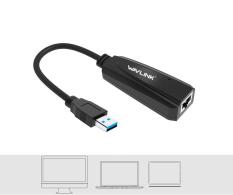 Thiết Bị USB Lan Wavlink WS – NWU326G USB 3.0 (Đen)