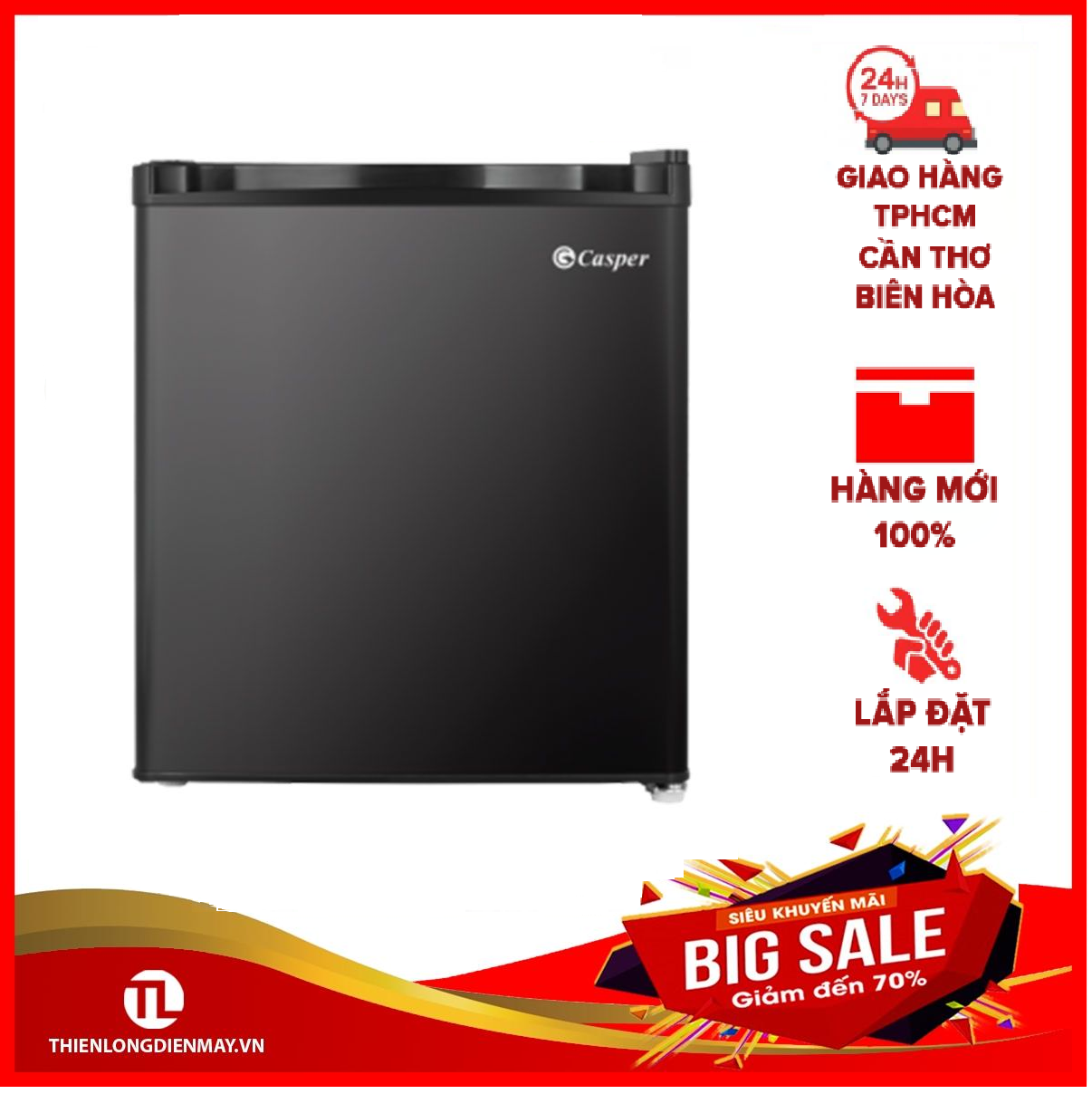 Tủ lạnh Casper 1 cửa 44 Lít RO-45PB
