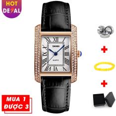 Đồng Hồ Nữ Dây da Thời Thượng SKMEI Chống Nước Siêu Bền BW077