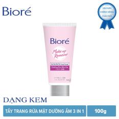 Sữa Tẩy Trang Rửa Mặt 3 Trong 1 Dưỡng Ẩm Mịn Da Biore 100g
