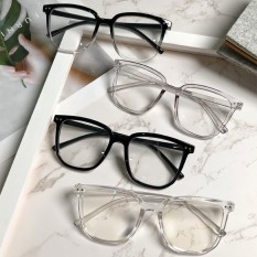 Mắt kính mắt mèo không độ gọng nhựa siêu nhẹ, thời trang Unisex phong cách Hàn Quốc chống bụi (tặng kèm bao đựng kính)