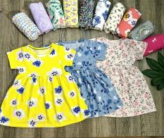 Combo 5 Váy Cotton Thái Cho Bé Hàng Đẹp Và Mát