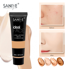 SANIYE Kem nền trang điểm gốc đầy đủ che mặt R1157