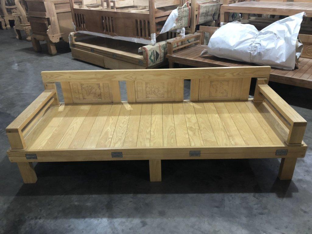 Ghế kéo ra thành giường gỗ sồi 1,8m
