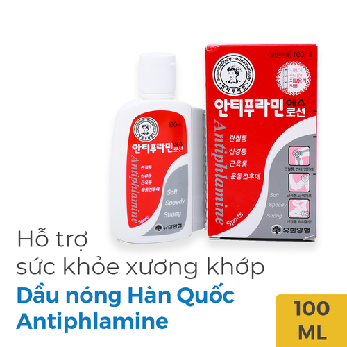 Dầu nóng xoa bóp Hàn Quốc Antiphlamine 100ml