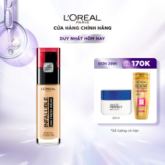 Kem nền 24h mịn nhẹ lâu trôi L’Oreal Paris Infallible 24h Fresh Wear Liquid Foundation30ml