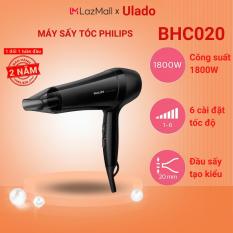 Máy sấy tóc Philips BHC020 2 chiều nóng lạnh 1800W chuyên nghiệp dùng cho salon và gia đình – Bh 24 tháng – Ulado