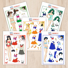 Búp bê giấy Set BBG 0008