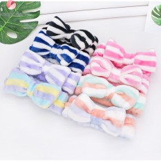 Băng Đô Trang Điểm Rửa Mặt Hình Sọc – Màu Ngẫu Nhiên