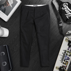 Quần Kaki nam đen co giãn form slimfit ống côn công sở cao cấp hàn quốc Veratino full màu: xanh rêu, đen, xám nâu