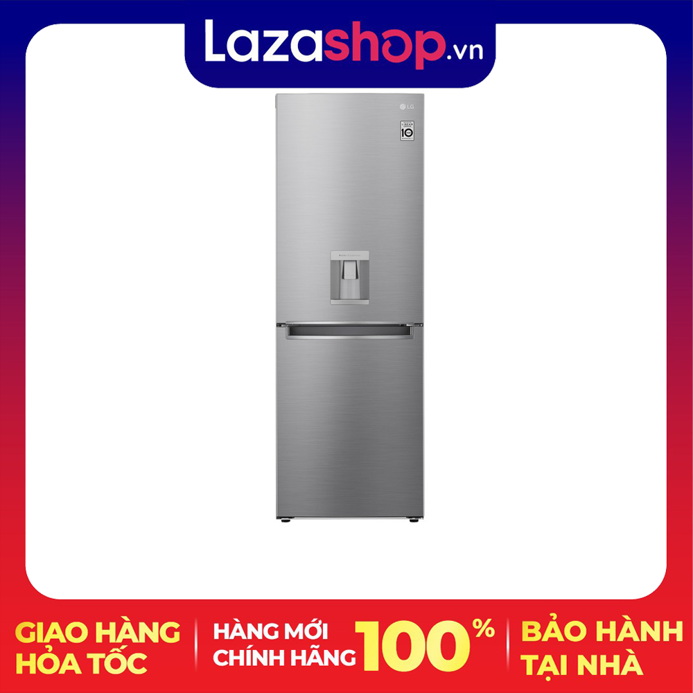 [Giao tại HCM] Tủ lạnh LG Inverter 305 lít GR-D305PS – Door Cooling+ làm lạnh từ cánh cửa tủ, Linear Cooling, Ngăn cân bằng ẩm Moist Balance Crisper, Khử mùi Nano Carbon, Chuông báo khi quên đóng cửa, Lấy nước bên ngoài