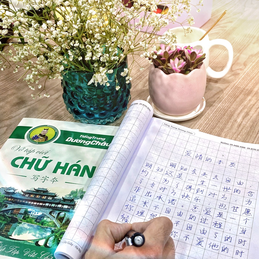 Vở Viết Tiếng Trung ô mễ - Tập viết chữ Hán kẻ ô - Phạm Dương Châu