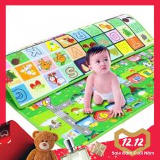 Thảm xốp chơi an toàn cho bé 2 mặt Maboshi kích thước 1m8 X 2m – Chất lượng Nhật Bản